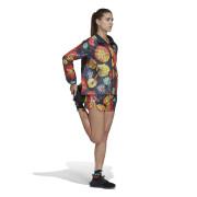 Women's running jacket adidas Run Fast Flower